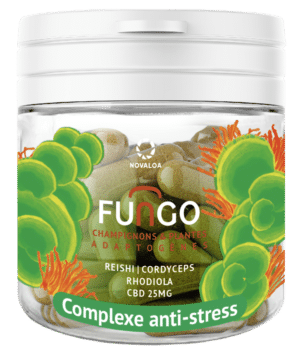 Gélules CBD – Complexe Antistress – Fungo – Champignons et plantes adaptogènes